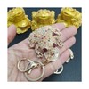 Feng Shui Golden Three-Legged Toad Keychain for Wealth Keychain