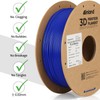 Inland PLA Basics Filament 1.75mm, Blue Basic PLA 3D Printer