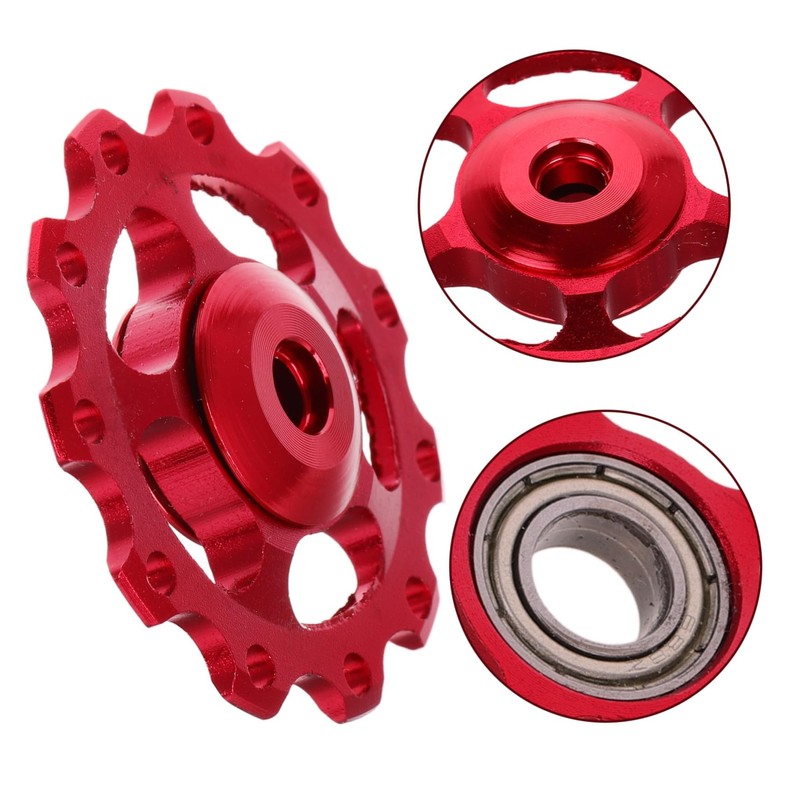 OHPHCALL Enhanced Durability Aluminum Sprocket for 11t Rear Derailleur Pulley