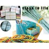 Rubber Bands, 600 Pieces, Rubber Rings, Colour 38 x 1.4