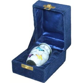 Small Designer Butterfly Urns with a keepsake Velvet Box for human ashes