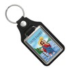 speecheese Good Ride Keyring with Faux Leather Pendant with Saint