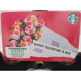 STARBUCKS CARD 2023 " HAPPY VALENTINE'S DAY" BEAUTIFULBRA