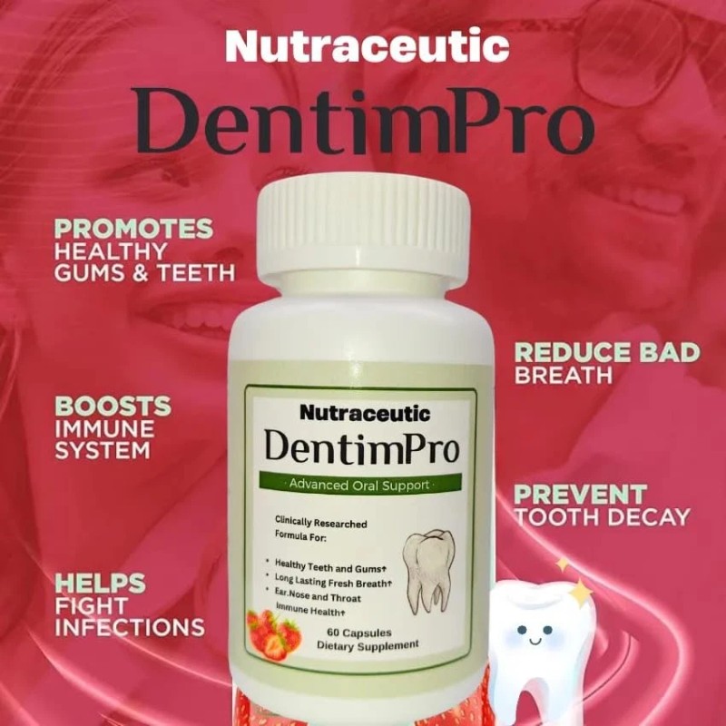 DentimPro Oral Support ⁠Healthy Teeth and Gums, Long Lasting Fresh