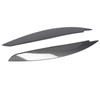 2 Pcs Headlight Eyebrow Front Left Right Light Eyelid Trim