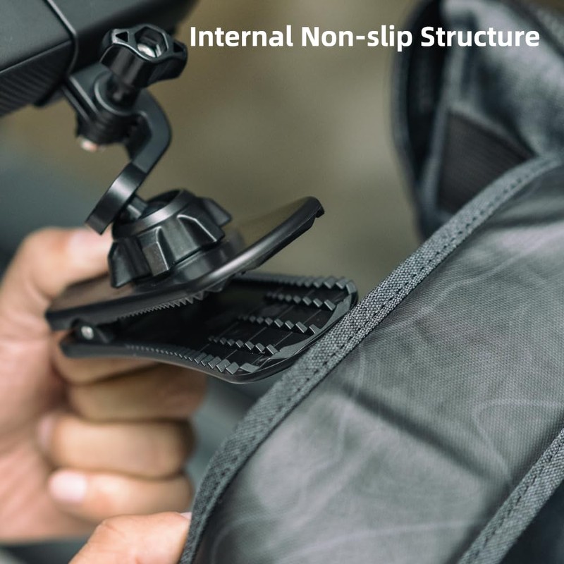 Osmo Pocket 3 Backpack Quick Clip Mount, 360 Degree Rotating