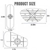 Golf Impact Tape Labels 150 PCS, Golf Impact Stickers for