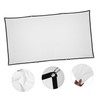 TEHAUX Portable White Projection Screen for Indoor Outdoor Use High