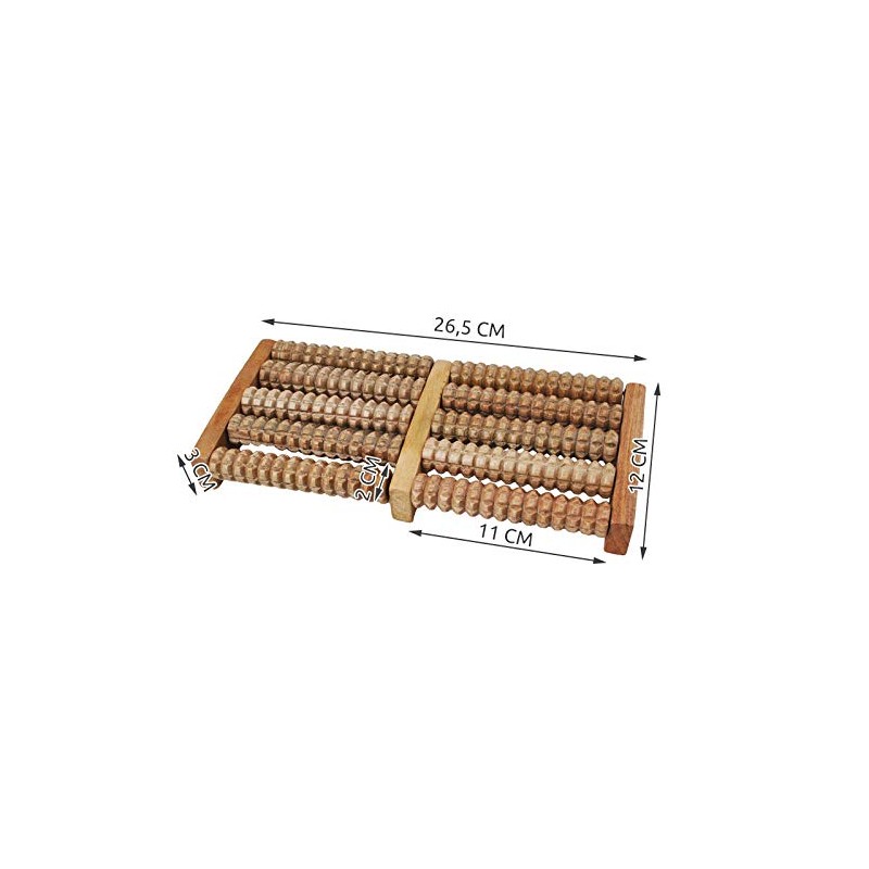 Wooden Foot Massage Roller Relieves Pain - KAMIUSORE