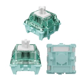 GUYEKS Gateron Magnetic Jade Pro Keyboard Switches, Linear Factory Pre-lubed Freely Setting Pre-Travel 20mm Longer Spring Key Switches Only for Magnetic Gaming Keyboard(90PCS)