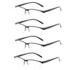 Outray 4-Pack Reading Glasses for Men Blue Light Blocking Half