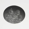 7 LED Light Stand Base, Colorful Light Rotating Crystal Display