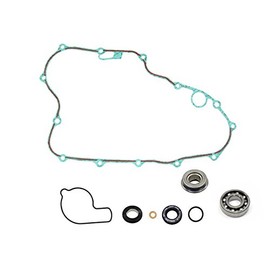 Outlaw Racing OR4303 Complete Water Pump Rebuild Repair Kit with Bearing Shaft Gasket Seal Compatible with Honda CRF450X 2005-2017