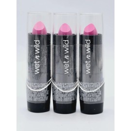Wet n Wild  Silk Finish Lipstick #518D Nouveau Pink RARE. QTY:3