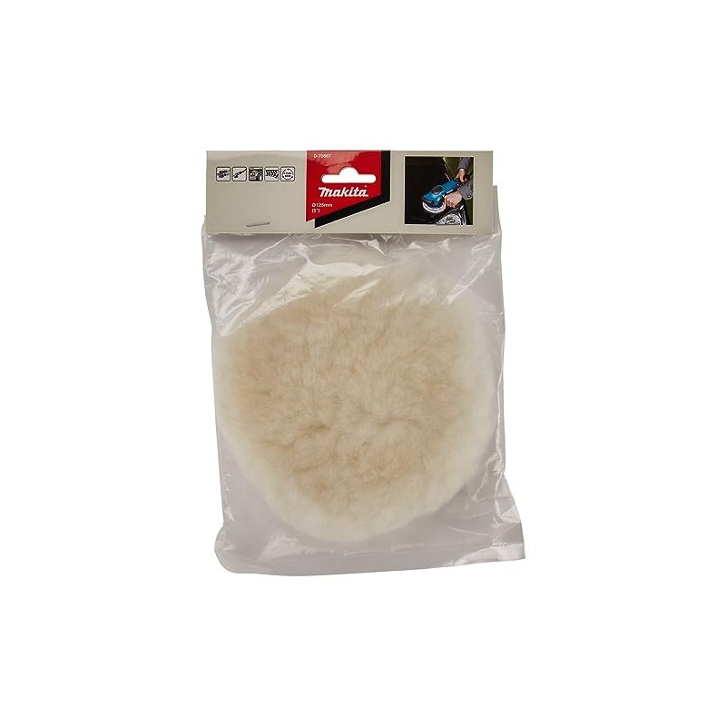 Makita D-70867 Wool Polishing Pad 125 mm