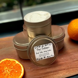 Rawradianceskin Sweet Orange & Vanilla Bean Whipped Tallow Lotion - 4oz