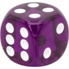 6-sided Dice: Translucent Purple