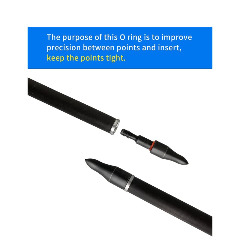 longbowmaker O-Ring for Arrowhead Archery Replacement O Rubber Rings Seal