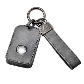 OFFCURVE MAZDA CX8 CX5 CX30 MX30 MAZDA3 MAZDA2 MAZDA6 CX60 CX-30 Roadster Key Cover Leather Smart Key Case Custom Parts Dress Up, gray