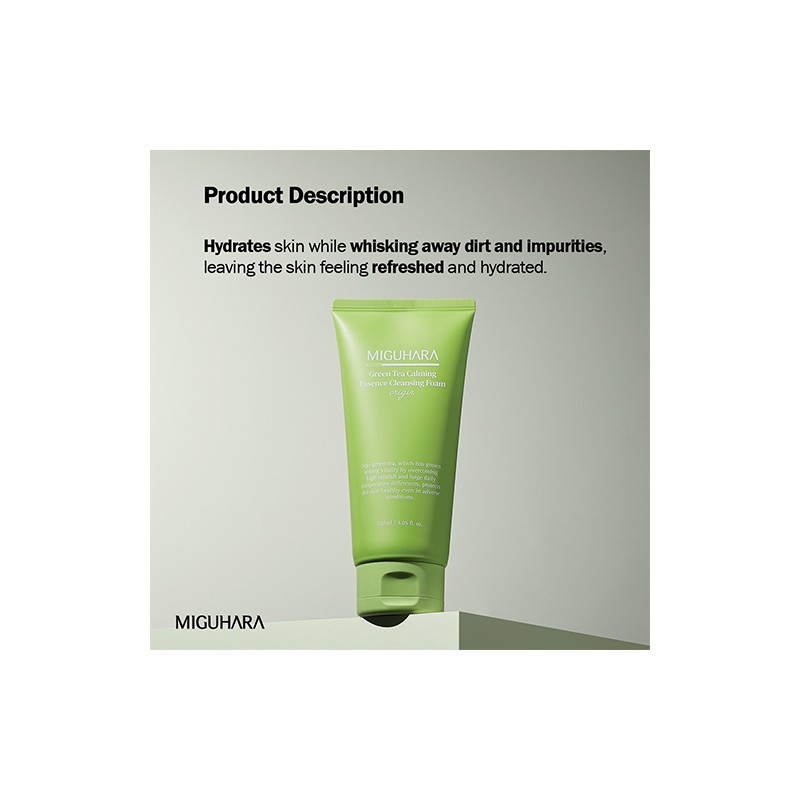 MIGUHARA [MIGUHARA]Green Tea Calming Essence Cleansing Foam Origin 120ml