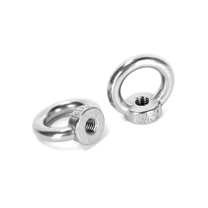 Ruimou 6 Sets M8 Lifting Eye Bolts with Nuts and