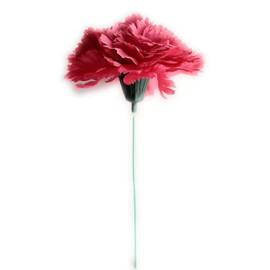 Claveles Flamenco Flowers Typical Andalusian Hair Decoration Women's Flamenco Flower Flamenco Carnation Hair April Fair and Roses, Pink Cherry Diameter 9 cm