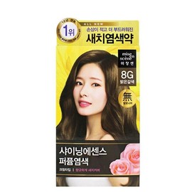Mise-en-scène All New Shining Essence Hair Dye 8G Light Brown Mise-en-scène All New Shining Essence Hair Dye 3N Dark Brown Man with Flowers Clinic Hair Dye O7 Orange Brown / 미쟝센 올뉴 샤이닝 에센스 염색약 8G 밝은갈색 미쟝센 올뉴 샤이닝 에센스 염색약 3N 흑갈색 꽃을든남자 크리닉 염색약 O7 오렌지브라운