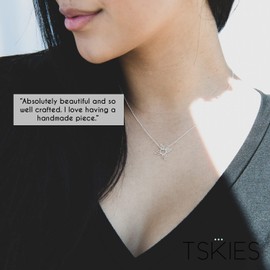 Turquoise Skies TSKIES Enchantment: Sterling Silver Petite Zia Pendant Necklace