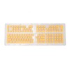 PBT Pudding Keycaps 129 Keys Translucent OEM Height Doubleshot Injection