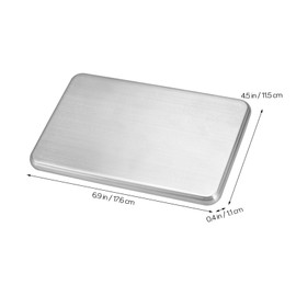 SUPVOX Stainless Steel Ice Pack for Coolers Rapid Freezing Ice Pack for Lunch Boxes Reusable Cold Compress for Outdoor Picnics Travel