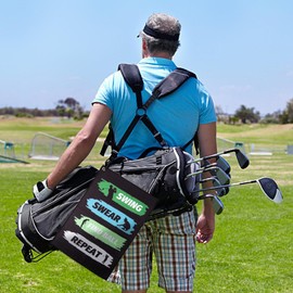 Golf Towel, Funny Golf Gifts for Men, Husband, Boyfriend, Father, Golfer/Golf Fan, Novelty Golf Towel for Golf Bags with Carabiner, Golf Gadgets Golf Accessories, Golf Accessories (Golf #1)