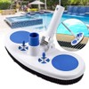 13inch Weighted Pool Vacuum Head with Nylon Bristles Swivel Hose