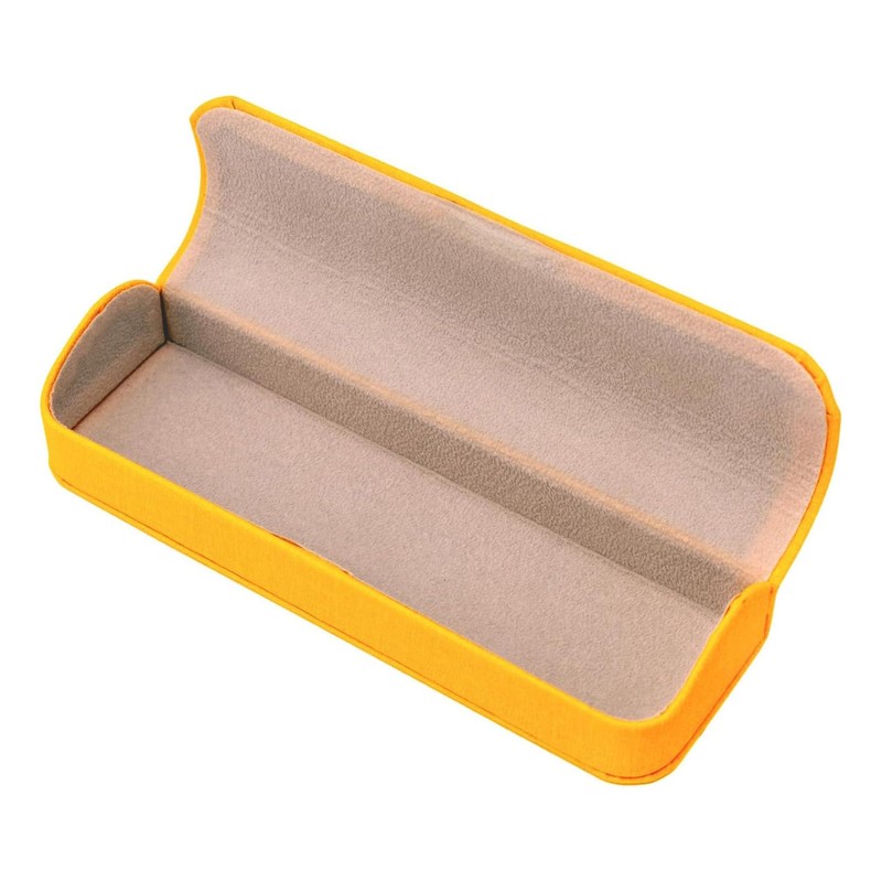 テーシーケース メガネケース おしゃれ スリム ケース マグネット式 スチール ポリウレタン イエロー コンパクト