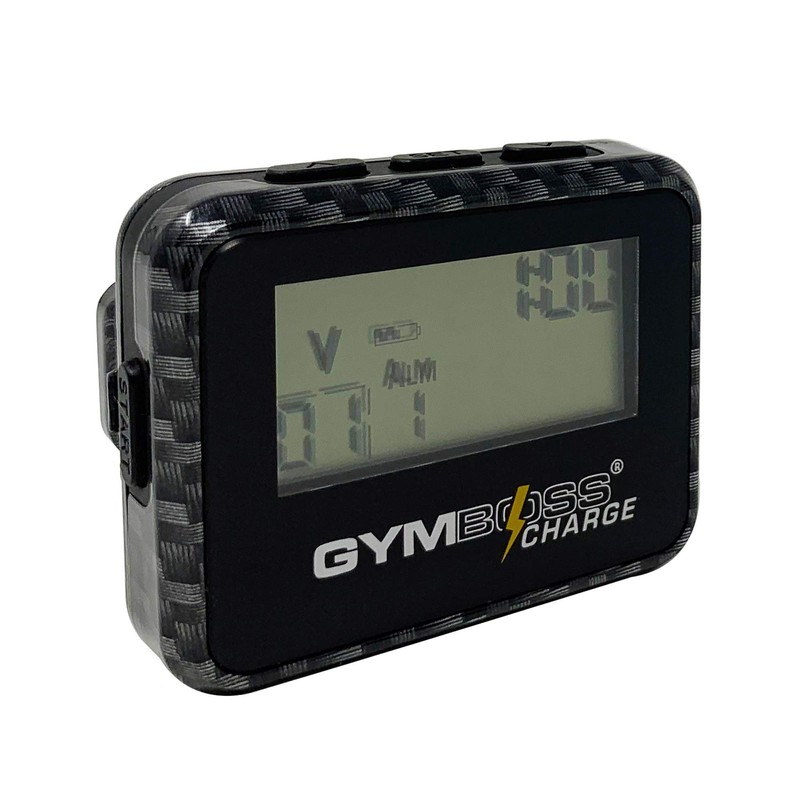 Gymboss Charge Interval Timer and Stopwatch & Watchstrap - Bundle