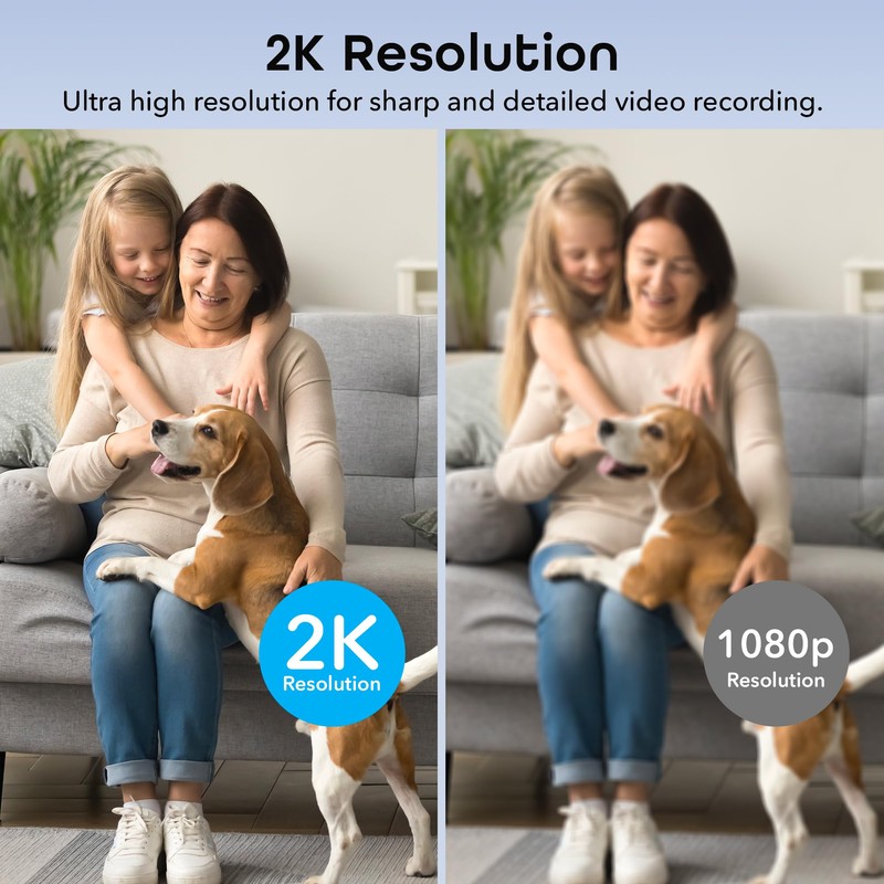 Geeni Scope 2K Auto Tracking Indoor Security Camera, Smart Wi-Fi