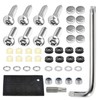 License Plate Bolts 【54pcs】Theft-Deterrence Screws Security Bolts Stainless Steel Screw