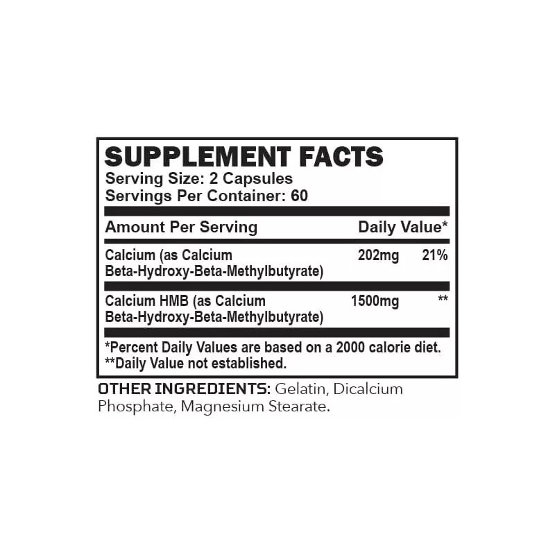 EAS HMB 1500mg Calcium HMB for Preserving Lean Muscle Growth