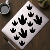 Dinosaur Footprints Stickers 45 pcs Dinosaur Tracks Decals Removable Peel