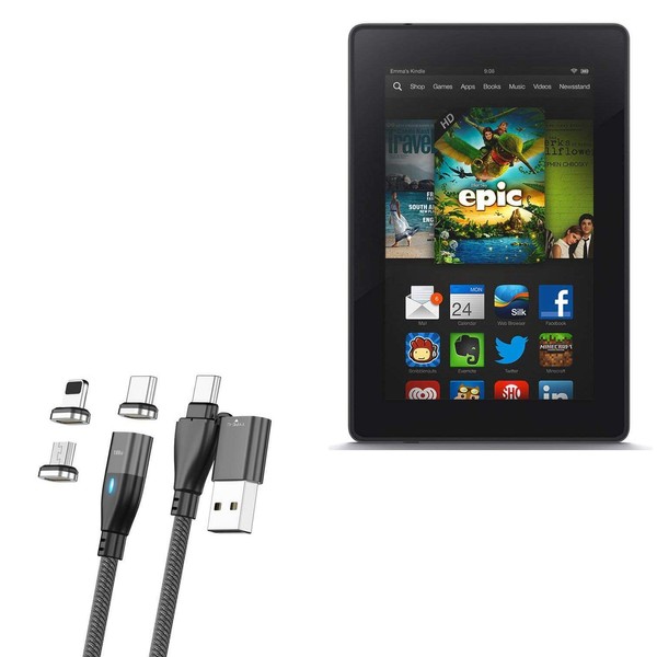 BoxWave Cable Compatible with Kindle Fire HD 7 (2nd Gen