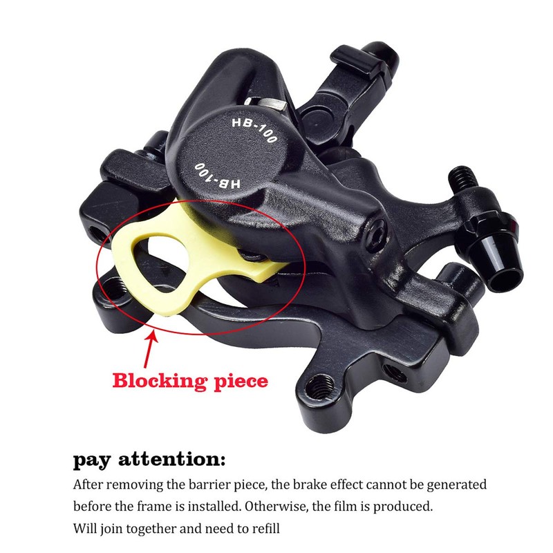 JPFASHIONING ZOOM HB-100 Mountain Bike Line Pull Hydraulic Disc Brake