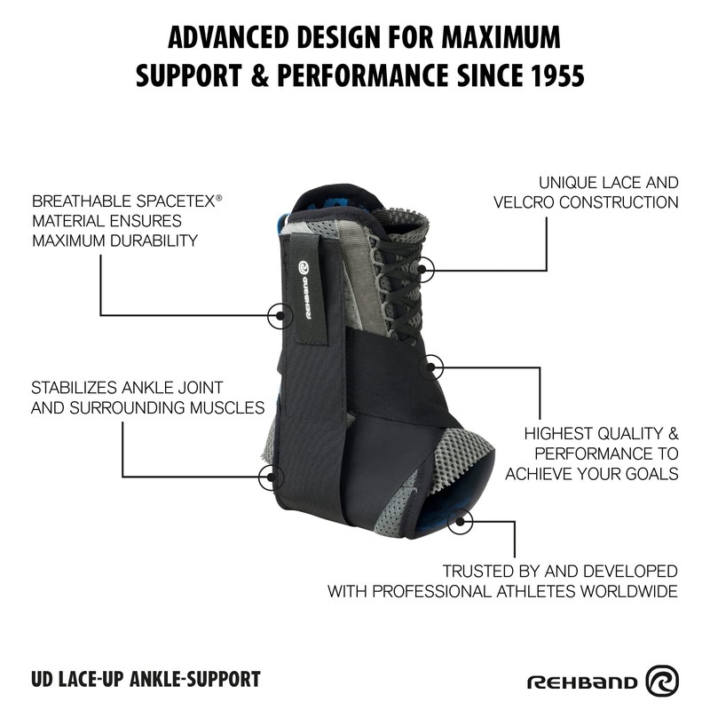 Rehband Ankle Brace for Ankle Support Bandage Ankle Left/Right Ankle