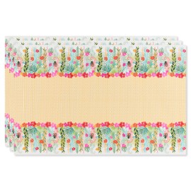 American Greetings Tropical Luau Party Supplies for BBQs and All Summer Parties, Plastic Table Covers (3-Count)