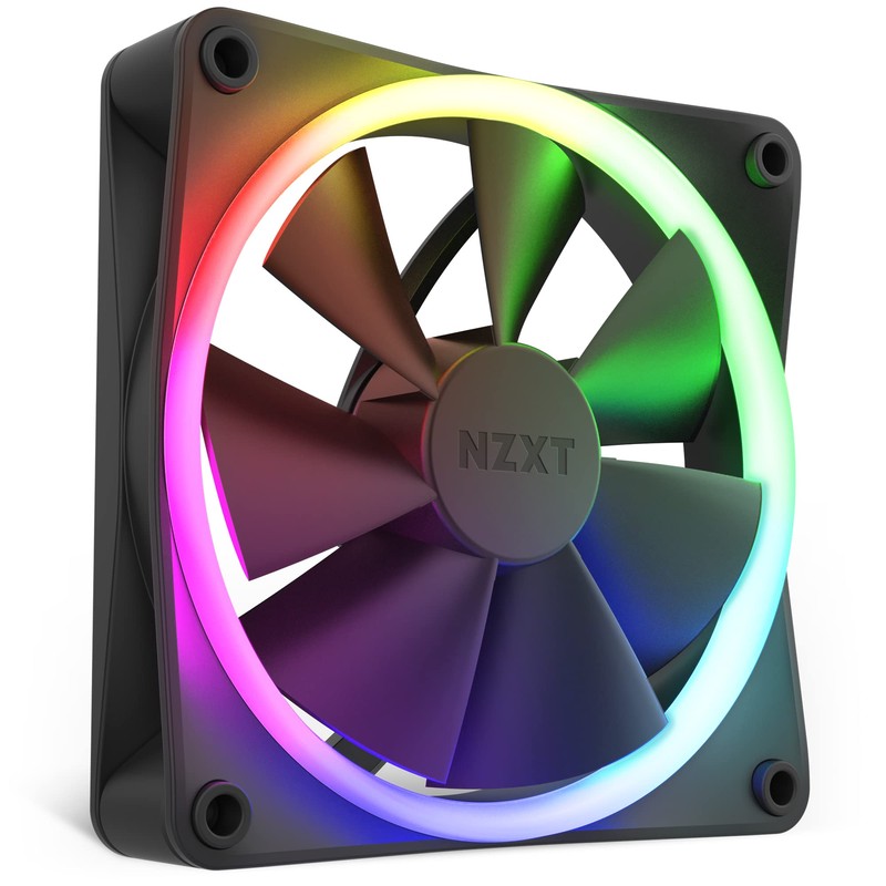 NZXT Kit 3 Ventiladores F120 120MM Negro RGB