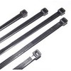 200 Black Cable Ties, Strong Nylon, 200mm x 2.5mm