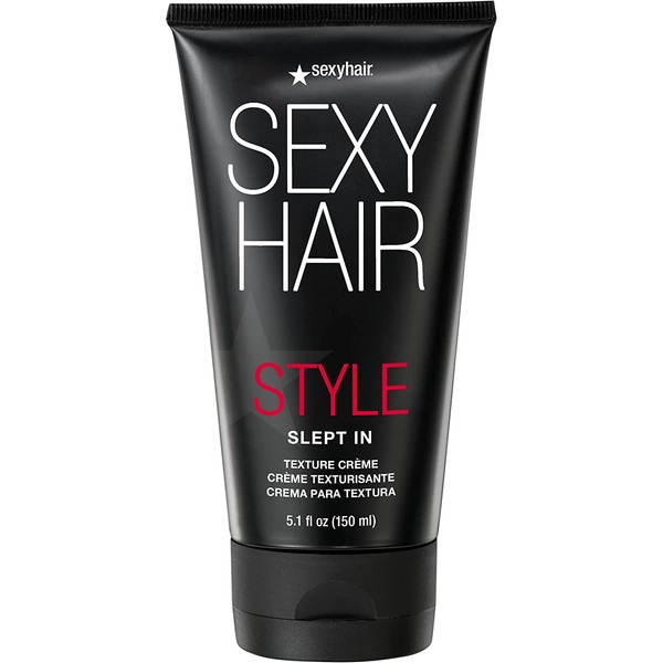 SexyHair Style Slept In Texture Cream, 5.1 Oz | Soft Texture and Control | Lightweight and Adds Shine | Washes Out Easily