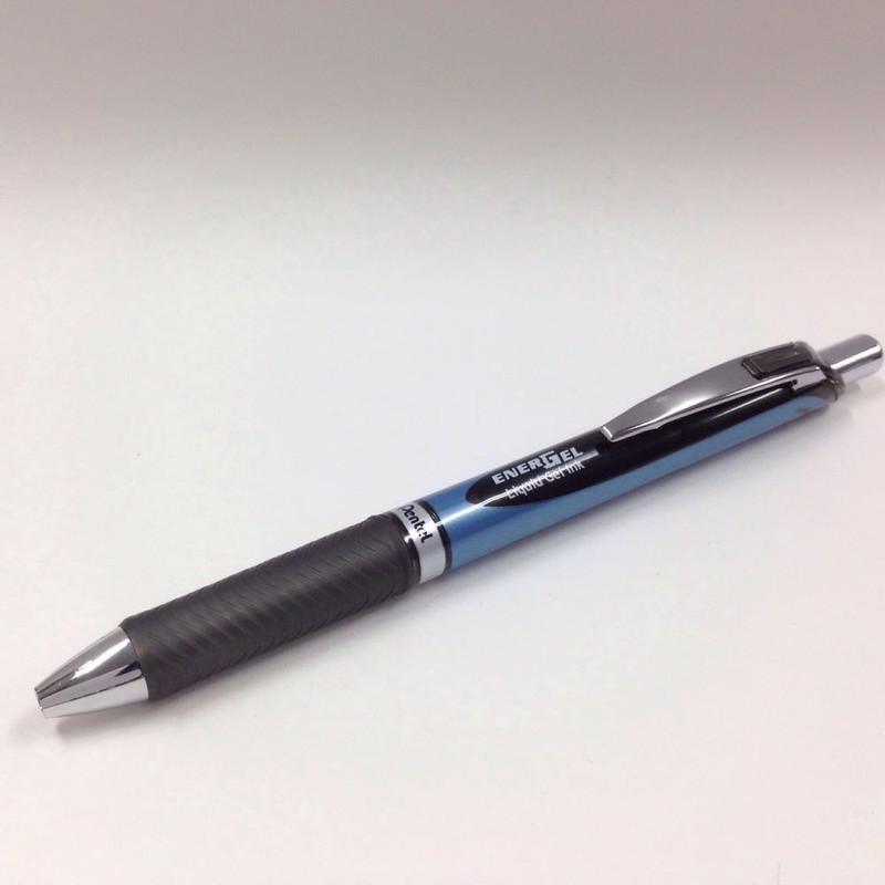 Pentel XBLN75-A EnerGel Ink Ballpoint Pen, Black, Set of 5,