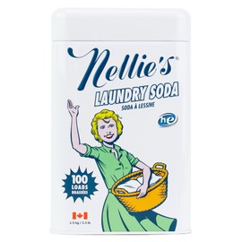 Nellie's Non-Toxic Vegan Powdered Laundry Detergent, 100 Loads (3.3lbs) Fresh Scent