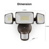 Onforu 100W LED Motion Sensor Outdoor Lights, Dusk to Dawn