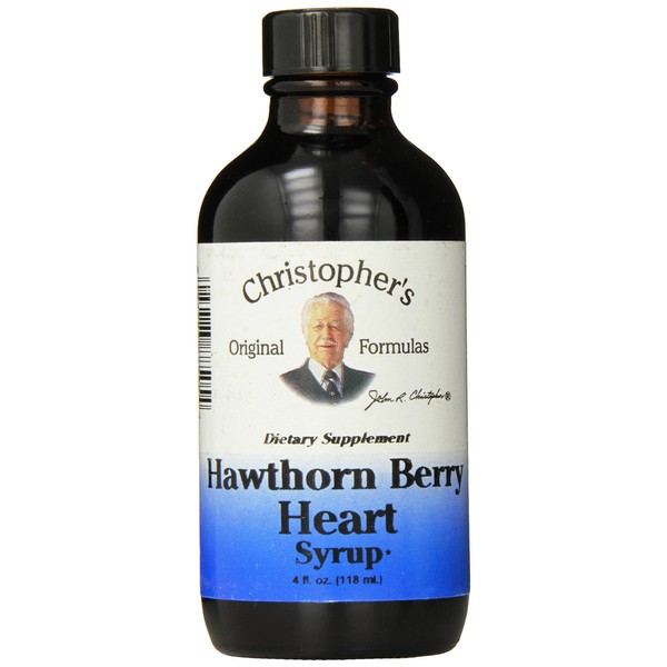 Dr. Christopher's Original Formulas Hawthorn Berry Heart Syrup, 4 Ounce