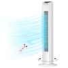 Uthfy Oscillating Bladeless Tower Fan with Remote, Quiet Cooling Portable,